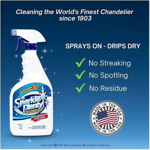 Crystal chandelier cleaner - crystal,