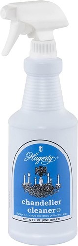 Chandelier cleaner spray on - -,