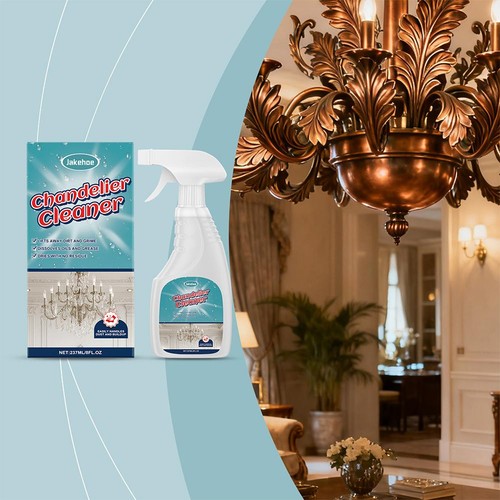 Chandelier cleaner drip - chandelier, dry
